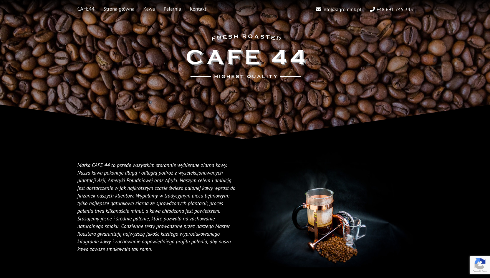 Strona marki Cafe44
