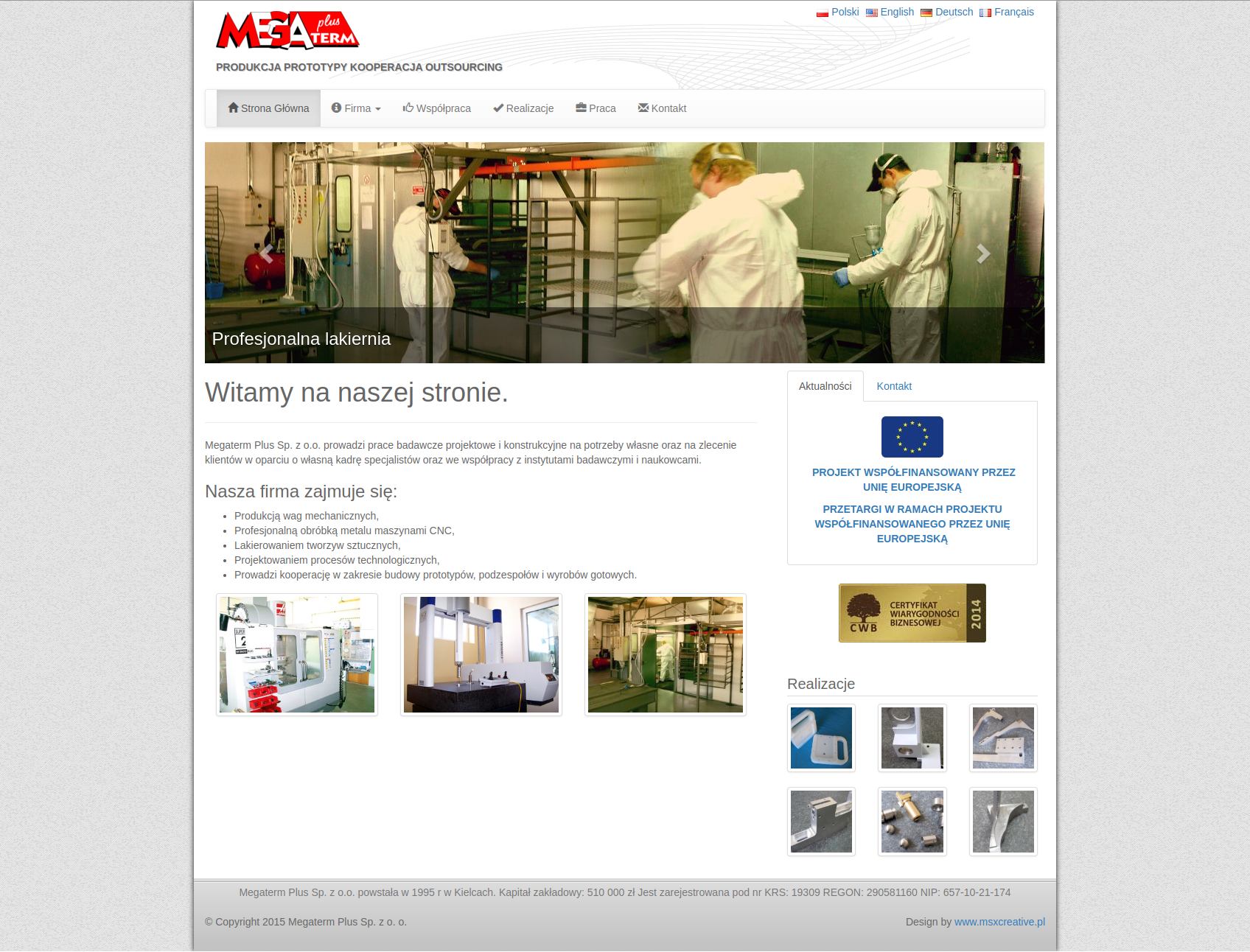 Strona Megaterm Plus