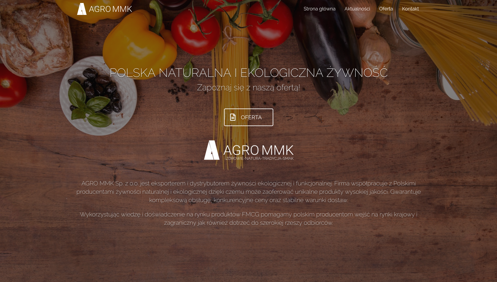 Strona firmowa AGROMMK